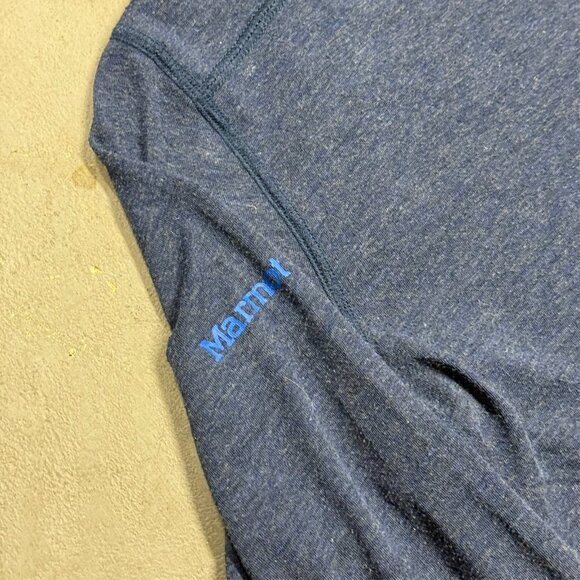 Marmot Long Sleeve Shirt Lightweight Blue Medium - Picture 5 of 10